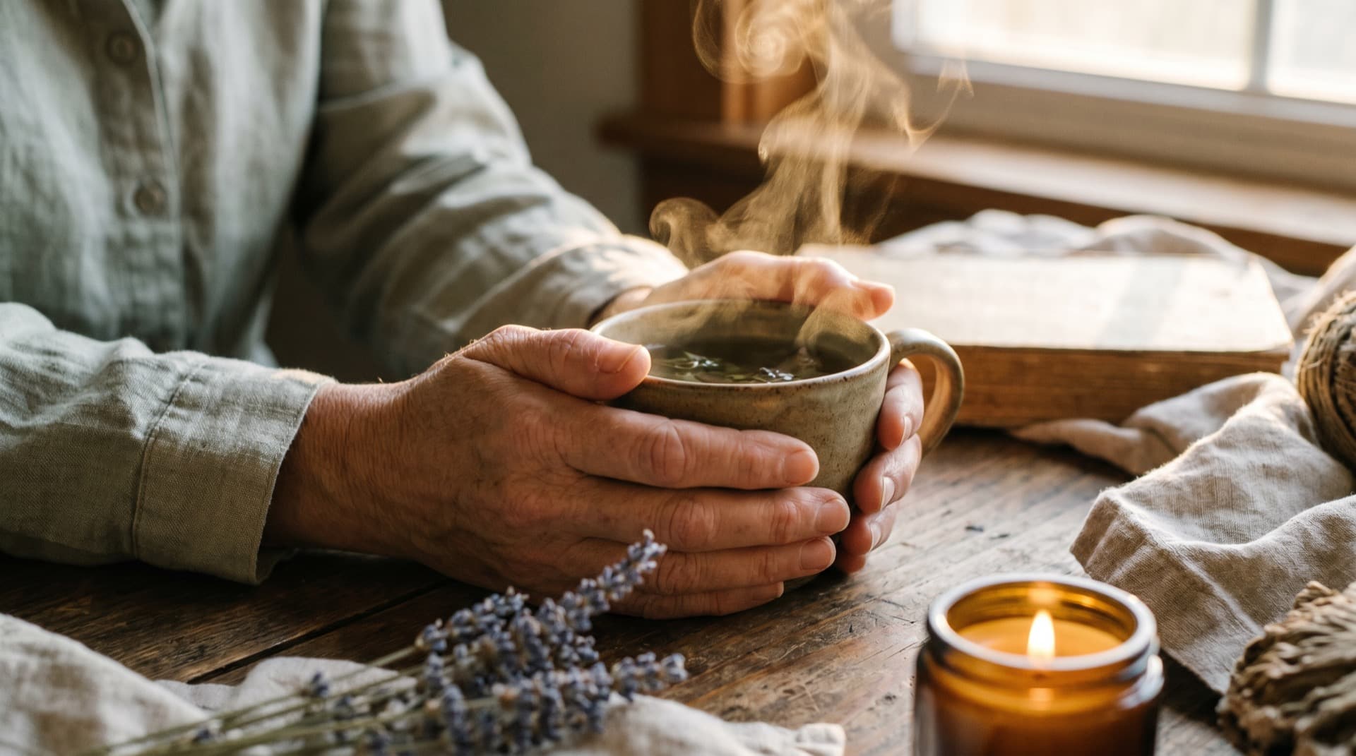 Ein achtsames Detail des therapeutischen Raums